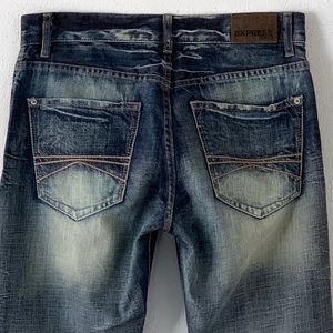 Express Jeans - EXPRESS LOW RISE BOOT CUT KINGSTON JEANS 32 X 34 Express Jeans - EXPRESS LOW RISE BOOT CUT KINGSTON JEANS 32 X 34